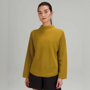LULULEMON Boxy Cotton-Blend Sweater Auric Gold | XS/S